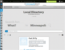 Tablet Screenshot of directory.minneapolisdirect.info