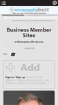 Mobile Screenshot of members.minneapolisdirect.info